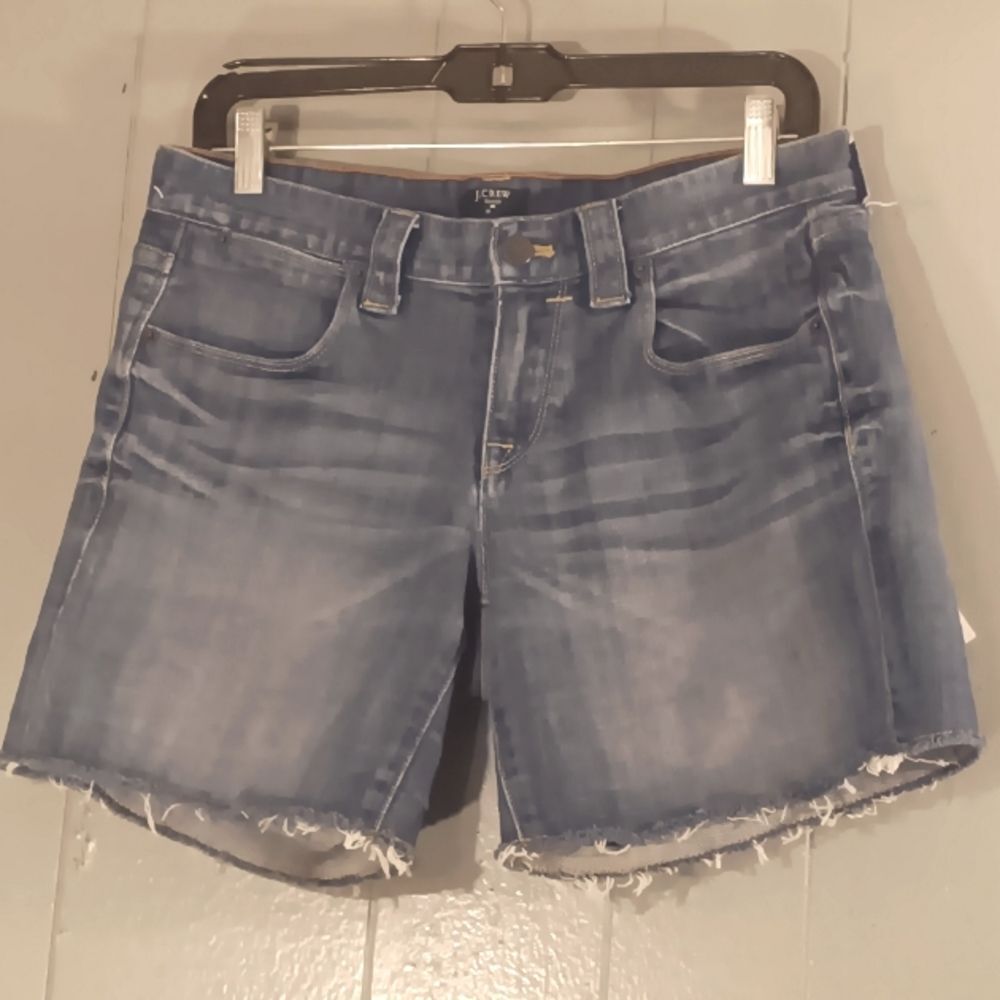 J. Crew Stretch Denim Cut-off Jeans sz 2